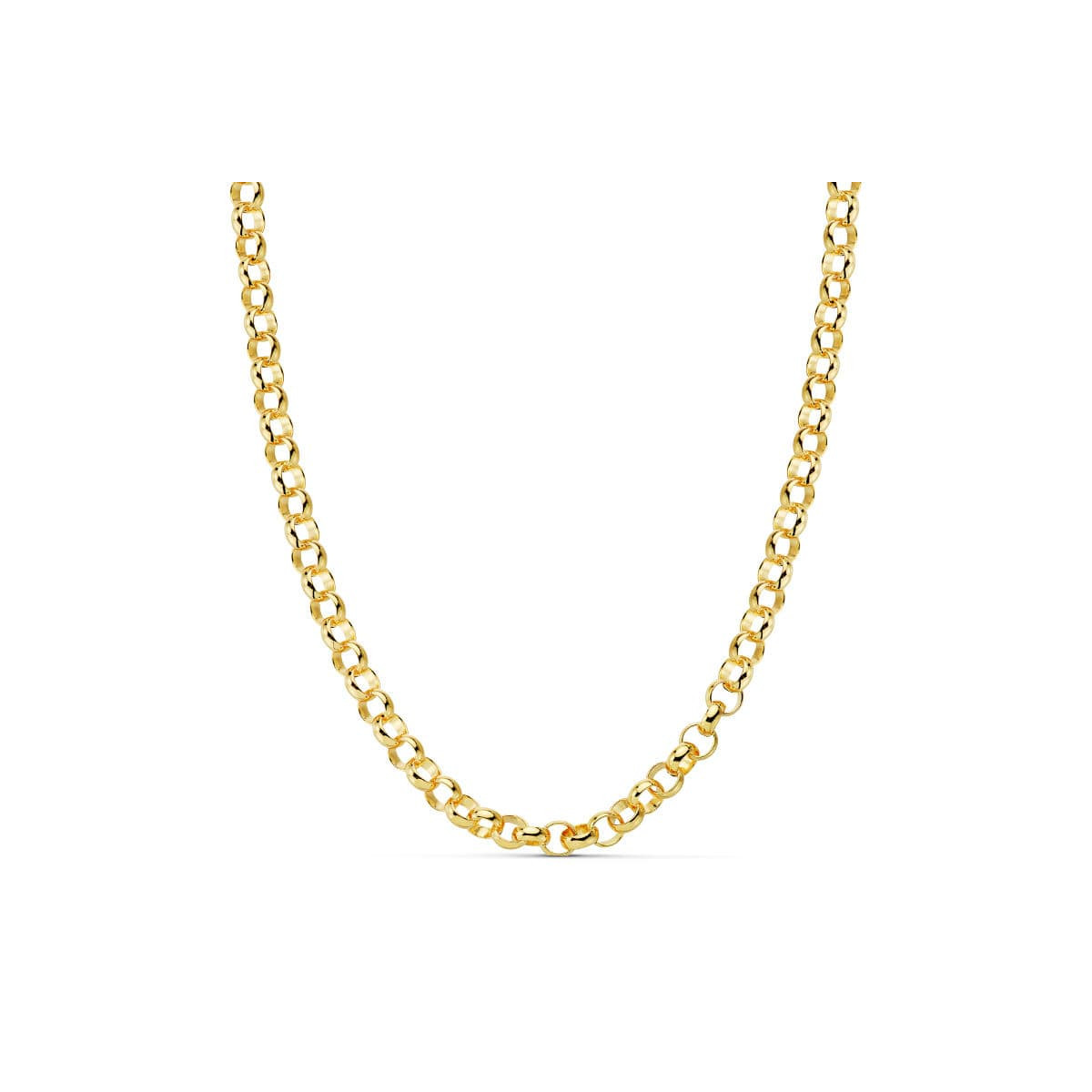 18K CADENA ORO AMARILLO ROLO HUECA 45CM 5.5 MM