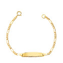 18K ESCLAVA ORO AMARILLO CARTIER 3X1 HUECA. ANCHO: 1.5MM. PLACA CHAPA: 19X4MM. LARGO 12CM