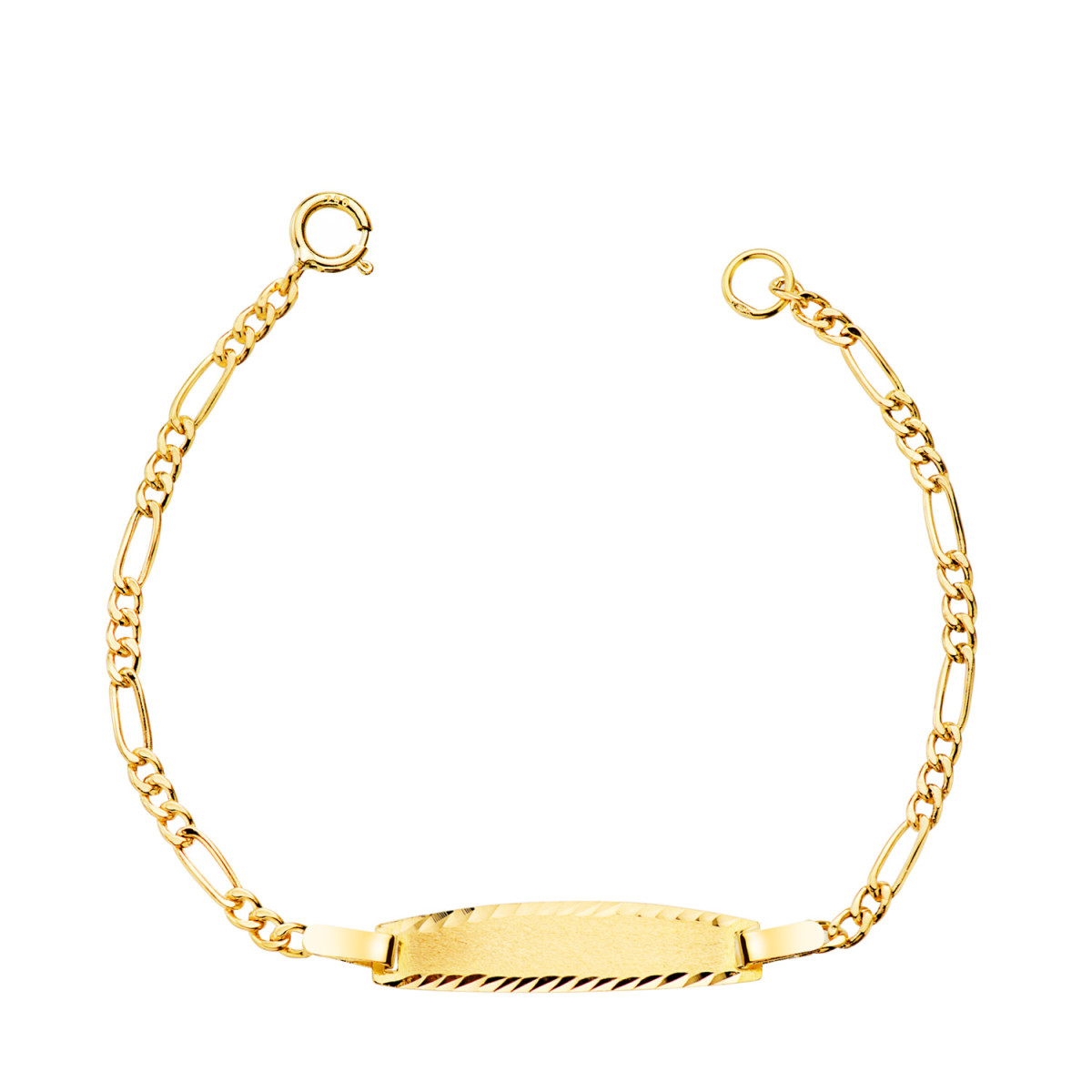 18K ESCLAVA ORO AMARILLO CARTIER 3X1 HUECA. ANCHO: 1.5MM. PLACA CHAPA: 19X4MM. LARGO 12CM