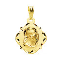 18K MEDALLA ORO AMARILLO VIRGEN NIÑA 19X16 MM