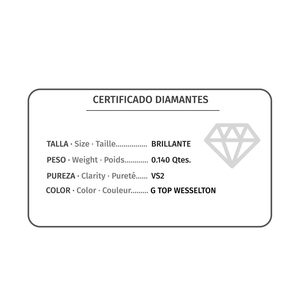 18K PENDIENTES CHATON ORO AMARILLO DIAMANTES LABORATORIO 0,140 QTS VS2-G. MEDIDA: 5,5 X 5,5 MM. CIERRE PRESION