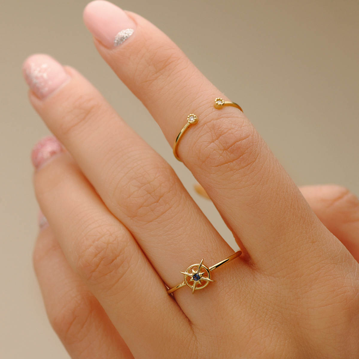 18K SORTIJA ORO AMARILLO DIAMANTES DE LABORATORIO 0,0160 QTS. VS2-G CUERPO 1,10 MM