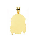 18K COLGANTE CRISTO DE LA BUENA MUERTE ORO AMARILLO 27X19 MM