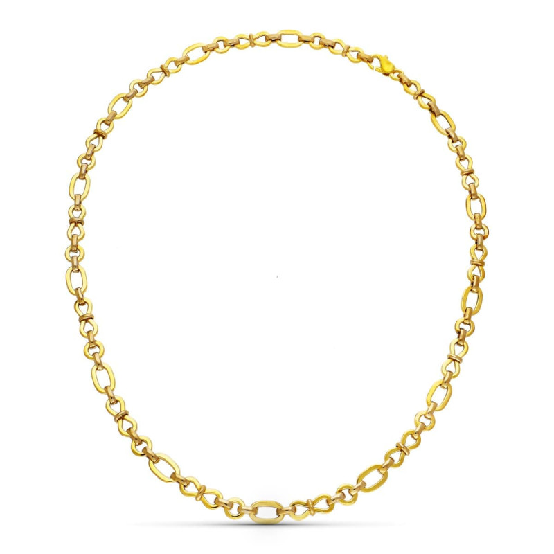 18K GARGANTILLA ORO AMARILLO ESLABONES 45CM