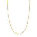 18K CADENA ORO AMARILLO MACIZA FORZADA ESLABON TALLADO. ANCHO: 1,2 MM LARGO: 60CM