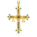 18K CRUZ DE COVADONGA O VICTORIA  ORO AMARILLO GRANDE 40X34 MM