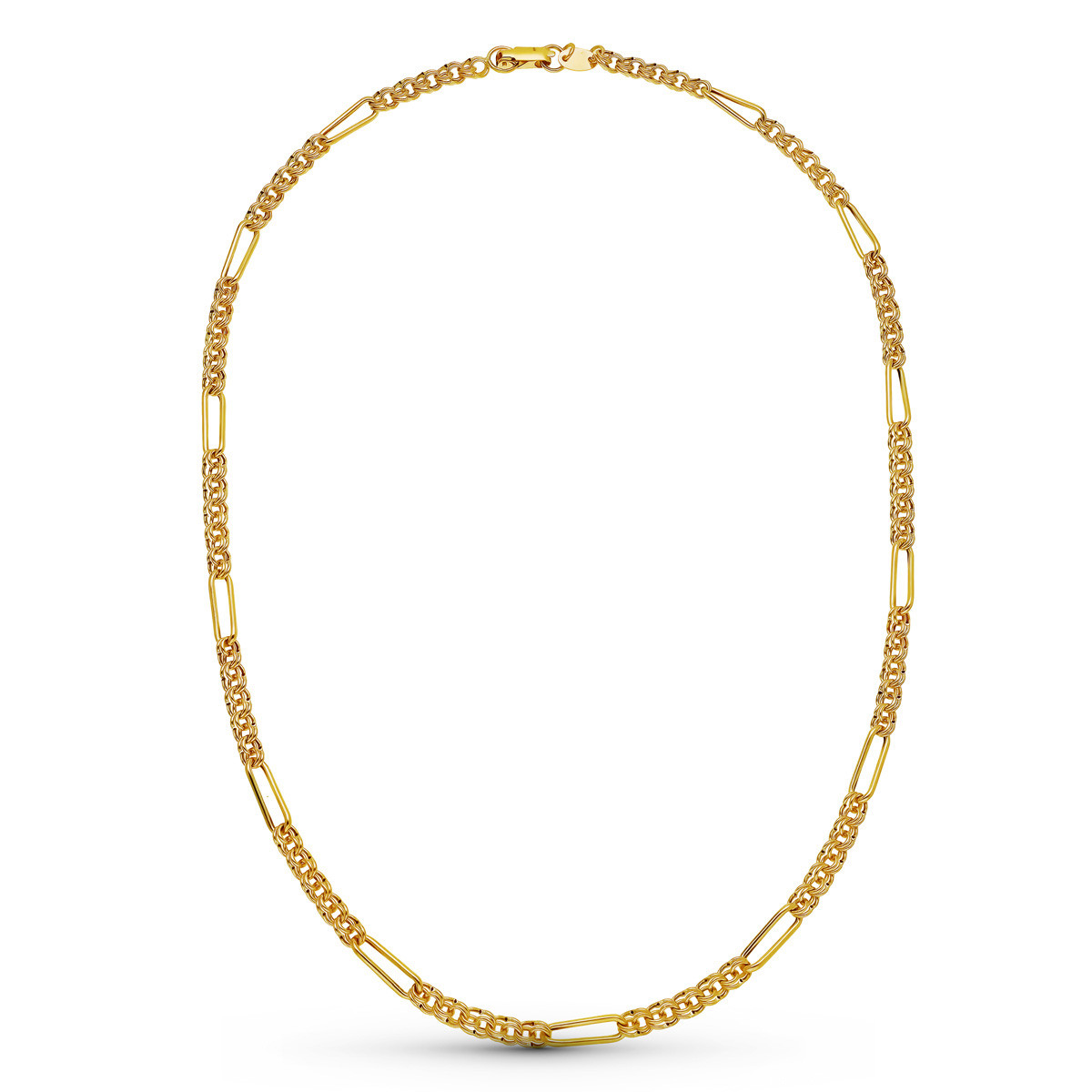 18K CADENA ORO AMARILLO HUNGARA HUECA 50CM 4.5 MM