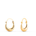 18K PENDIENTES AROS  ORO AMARILLO MORCILLA HUECOS. MEDIDA: 15X11 MM CIERRE GANCHO. GROSOR: 4 MM