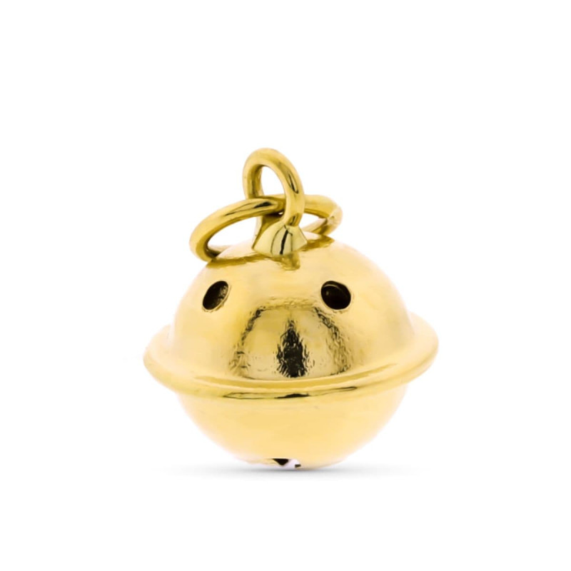 18K COLGANTE ORO AMARILLO CASCABEL. 10X10 MM