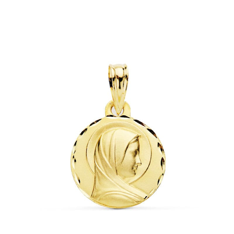 18K MEDALLA MARIA FRANCESA 14MM