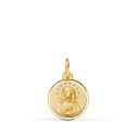 18K MEDALLA ORO AMARILLO VIRGEN INMACULADA BISEL 12 MM.