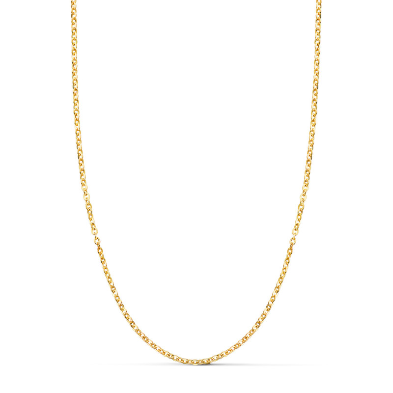18K CADENA ORO AMARILLO HUECA FORZADA. ANCHO: 1,2 MM. LARGO: 45 CM