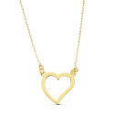 18K GARGANTILLA ORO AMARILLO CORAZON 13X13 MM 45CM C. AMOR