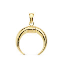 18K COLGANTE AMULETO ORO AMARILLO CUERNO 16X16 MM