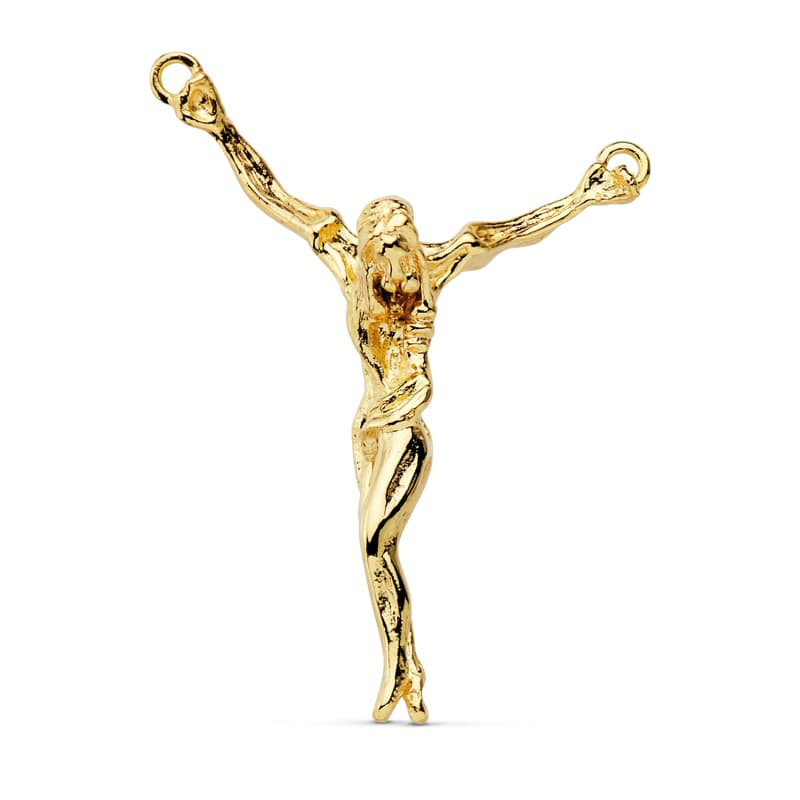 18K CRISTO DE DALI ORO AMARILLO  38X30 MM