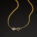 18K CADENA ORO AMARILLO BILBAO MACIZA ANCHO: 1MM LARGO: 40CM