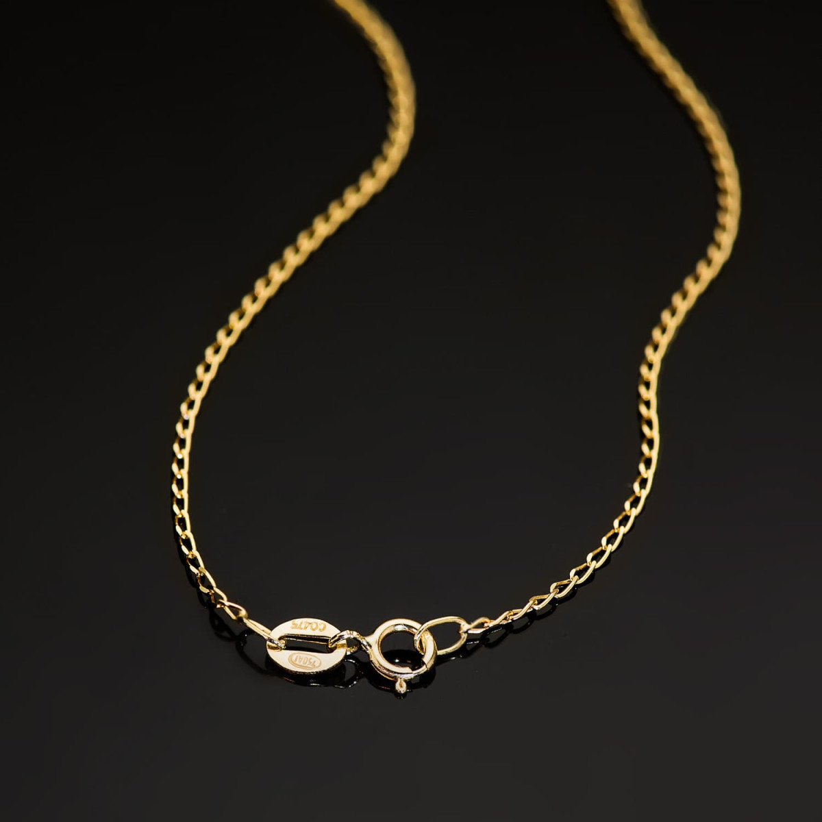 18K CADENA ORO AMARILLO BILBAO MACIZA ANCHO: 1MM LARGO: 40CM