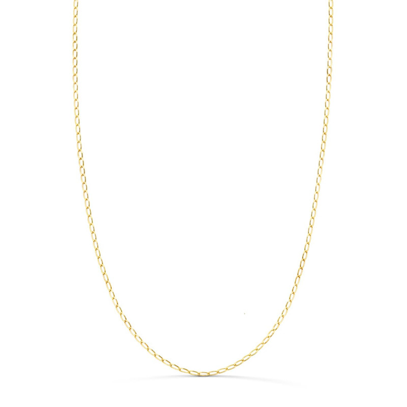 18K CADENA ORO AMARILLO BILBAO MACIZA ANCHO: 1MM LARGO: 50CM