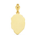 18K COLGANTE ORO AMARILLO CABEZA DE CRISTO 31X20 MM