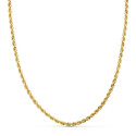 18K CORDON SALOMONICO MACIZO ORO AMARILLO 3 MM 40CM
