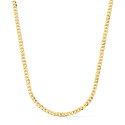 18K CADENA ORO AMARILLO BARBADA HUECA ANCHO: 3,2MM LARGO: 60CM