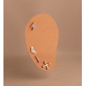 18K PIERCING ORO BICOLOR PUNTA FLECHA CON CIRCONITAS. MEDIDA: 7X4 MM. CIERRE TUERCA