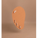 18K PIERCING ORO BICOLOR PUNTA FLECHA CON CIRCONITAS. MEDIDA: 7X4 MM. CIERRE TUERCA