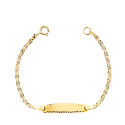 18K ESCLAVA ORO AMARILLO TALLADO MACIZO 1,5MM. PLACA CHAPA: 19X4MM. LARGO 11,5 CM