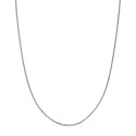 18K CADENA ORO BLANCO MACIZA ESPIGA. ANCHO: 1 MM. LARGO: 40 CM