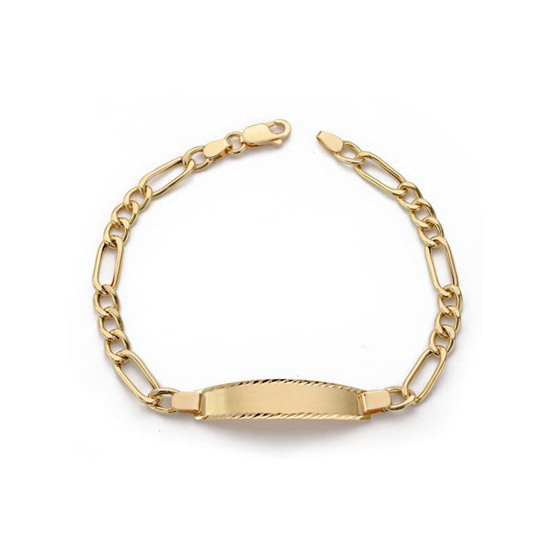 18K PULSERA ESCLAVA ORO AMARILLO COMUNION CARTIER 18CM