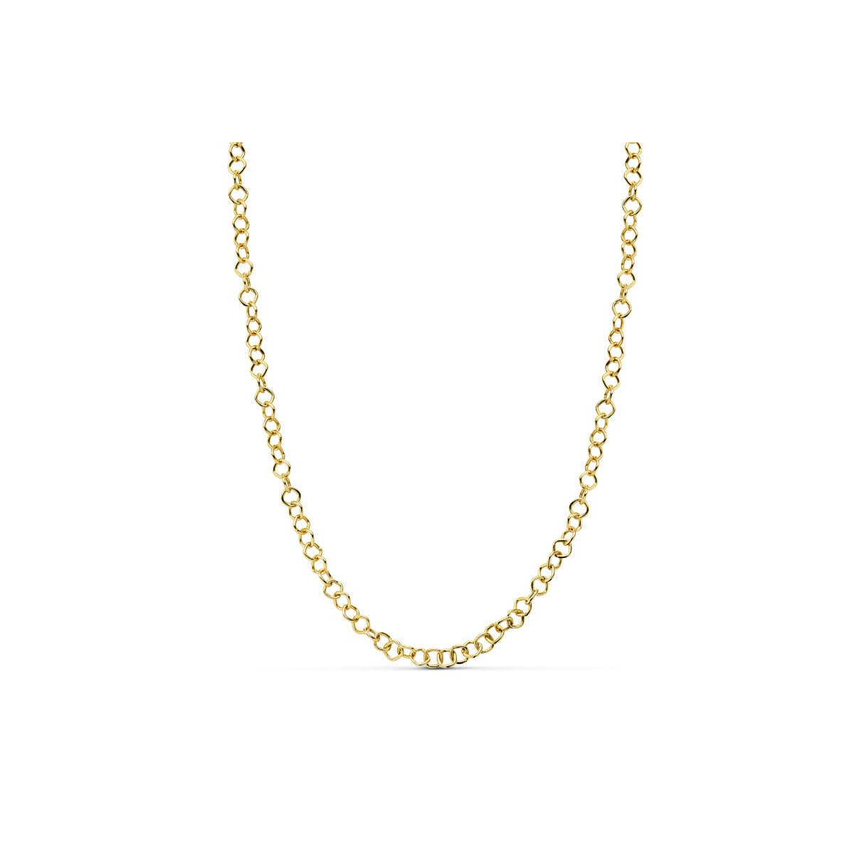 18K COLLAR ORO AMARILLO HUECO 44CM