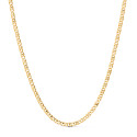 18K CADENA ORO AMARILLO CHOKER TIPO ANCLA 32-6 CM  CIERRE REASA. ANCHO: 3MM