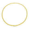 18K GARGANTILLA ORO AMARILLO ESLABONES 52 CM