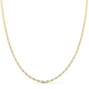 18K CADENA ORO AMARILLO MACIZA DIAMANTADA 2 MM 45CM