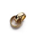 18K COLGANTE ORO AMARILLO ALIANZAS 8 MM DIAMETRO C. AMOR