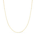 18K CADENA ORO AMARILLO COMBINADA. LARGO: 38 CM . ANCHO: 1MM