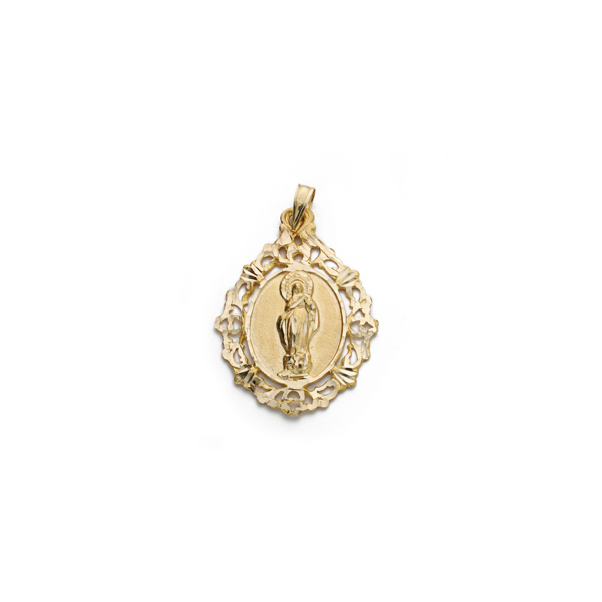 9K MEDALLA ORO AMARILLO VIRGEN INMACULADA 9K 31X23MM