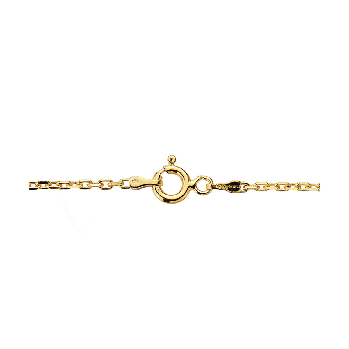9K CADENA ORO AMARILLO FORZADA 60CM