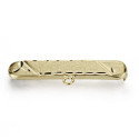 9K ALFILER BEBE ORO AMARILLO TALLADO  29X5MM