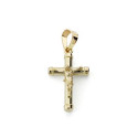 9K CRUZ ORO AMARILLO CRISTO 17X10 MM