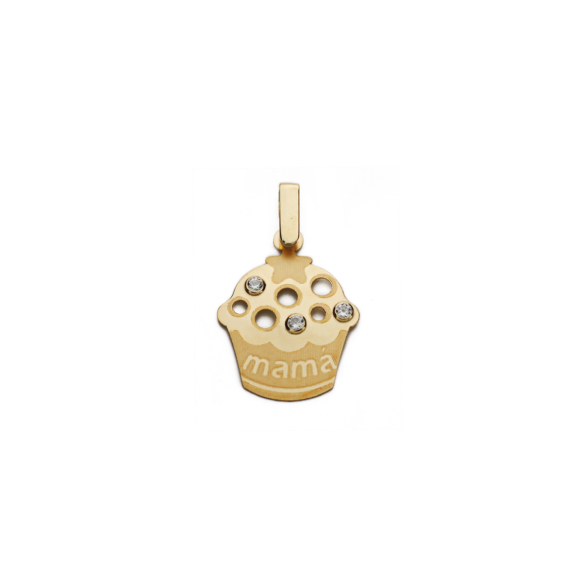 9K COLGANTE ORO AMARILLO MADRE. 21X16 MM
