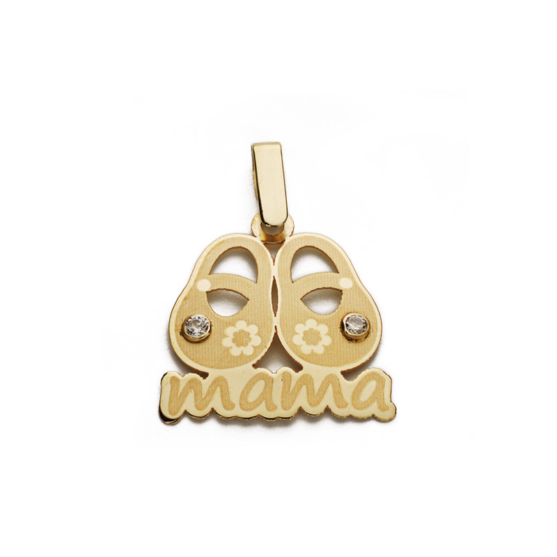 9K COLGANTE ORO AMARILLO MADRE. 18X17 MM