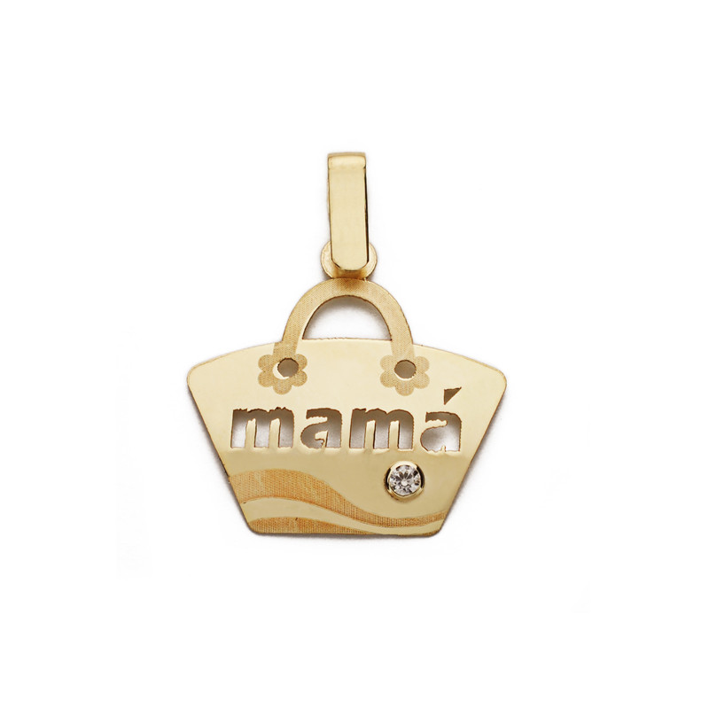 9K COLGANTE ORO AMARILLO MADRE. 19X19 MM