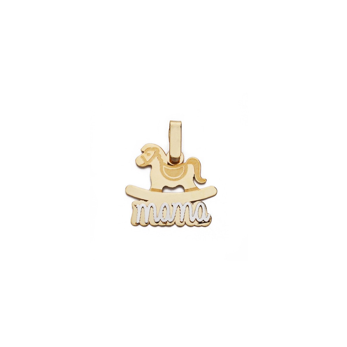 9K COLGANTE ORO AMARILLO MADRE. 17X16 MM