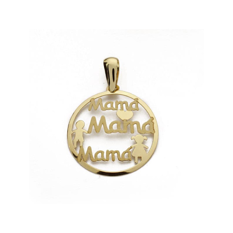 9K COLGANTE ORO AMARILLO MADRE 20 MM