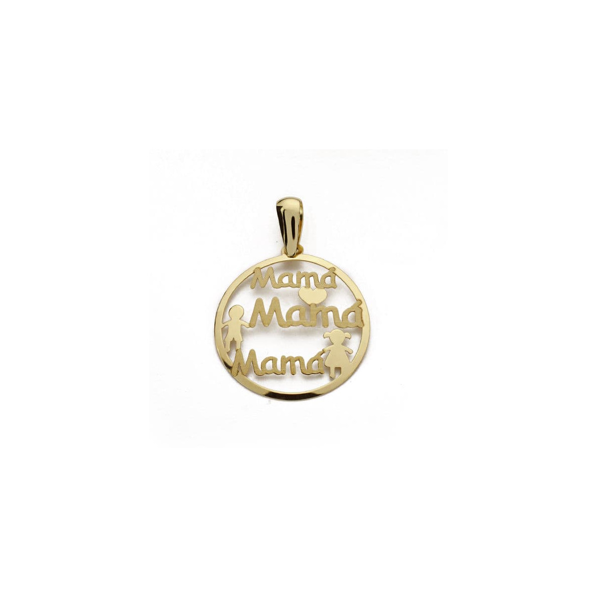 9K COLGANTE ORO AMARILLO MADRE 20 MM