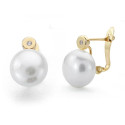 9K PENDIENTES PERLA 14X9 MMCATALAN