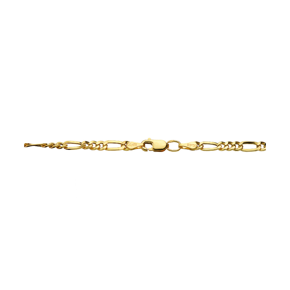 9K CADENA ORO AMARILLO HUECA 50X3MM