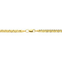 9K CADENA HUECA ORO AMARILLO 50X3MM