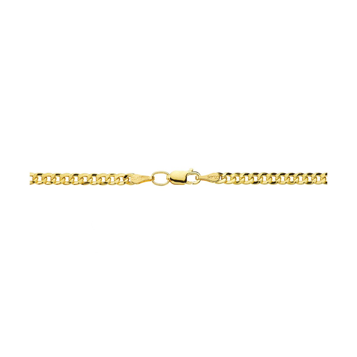 9K CADENA HUECA ORO AMARILLO 50X3MM